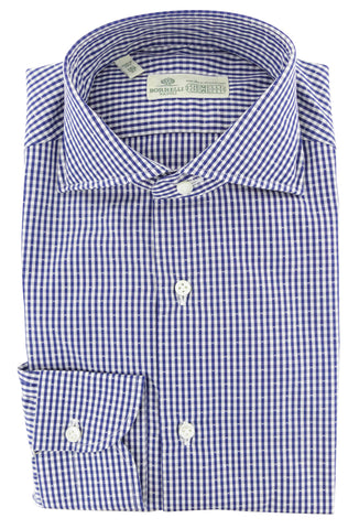 Luigi Borrelli Navy Blue Shirt - Slim