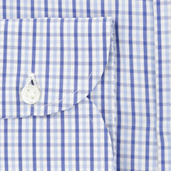 Luigi Borrelli Blue Plaid Cotton Shirt - Extra Slim - (273) - Parent