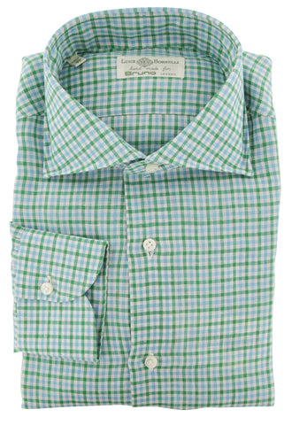 Luigi Borrelli Green Shirt - Slim