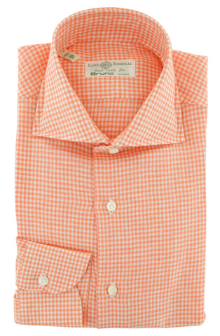 Luigi Borrelli Orange Shirt - Slim