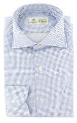 Luigi Borrelli Blue Other Cotton Shirt - Slim - 14.5/37 - (232)