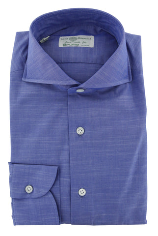 Luigi Borrelli Blue Shirt - Slim