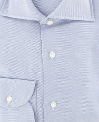Luigi Borrelli Blue Other Cotton Shirt - Slim - (287) - Parent