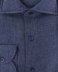 Luigi Borrelli Dark Blue Other Cotton Shirt - Slim - (265) - Parent