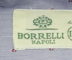 Luigi Borrelli Blue Foulard Cotton Shirt - Slim - (191) - Parent