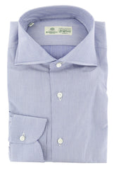 Luigi Borrelli Blue Other Cotton Shirt - Extra Slim - 15.5/39 - (230)