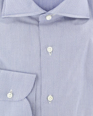 Luigi Borrelli Blue Other Cotton Shirt - Extra Slim - (230) - Parent