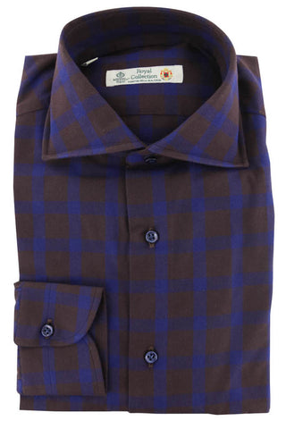 Luigi Borrelli Dark Brown Shirt - Slim
