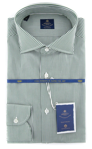 Luigi Borrelli Green Shirt - Slim