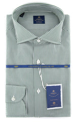 Luigi Borrelli Green Shirt - Slim - 15.75/40 - (EV0601150NANDO)