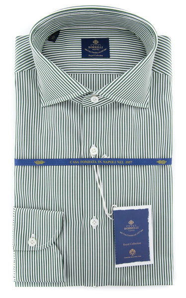 Luigi Borrelli Green Shirt - Slim - (EV0601150NANDO) - Parent