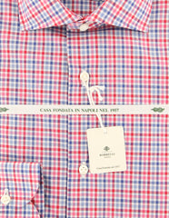 Luigi Borrelli Red Check Shirt - Slim - (LB03RED) - Parent