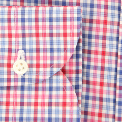 Luigi Borrelli Red Check Shirt - Slim - (LB03RED) - Parent