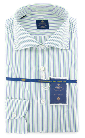 Luigi Borrelli Green Shirt - Slim