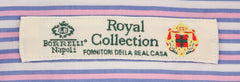 Luigi Borrelli Pink Striped Shirt - Slim - (201803228) - Parent