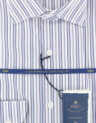 Luigi Borrelli Blue Shirt - Slim - (EV06RC102172) - Parent