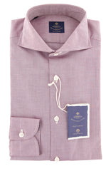 Luigi Borrelli Purple Shirt - Slim - 14.5/37 - (EV06RC10381)