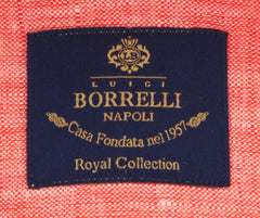 Borrelli Red Solid Shirt - Extra Slim - (2018032023) - Parent