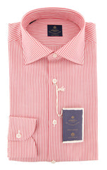 Luigi Borrelli Pink Shirt - Slim - 15.5/39 - (EV06RC10640)