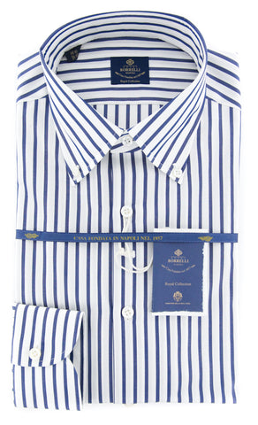 Luigi Borrelli Navy Blue Shirt - Slim