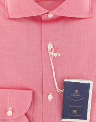 Luigi Borrelli Pink Solid Shirt - Slim - (EV06RC11180) - Parent