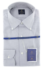 Luigi Borrelli Gray Shirt - Slim - 15.75/40 - (EV061211STEFANO)