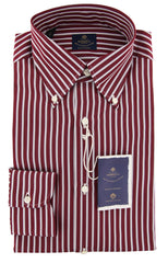 Luigi Borrelli Red Shirt - Slim - (EV06RC131442) - Parent
