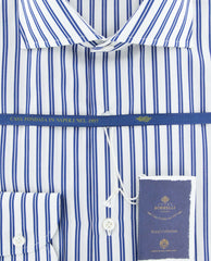 Luigi Borrelli Navy Blue Shirt - Extra Slim - (EV061412NANDO) - Parent