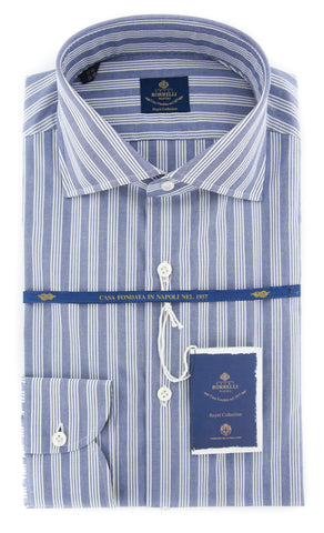 Luigi Borrelli Blue Shirt - Slim