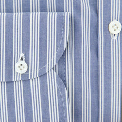 Luigi Borrelli Blue Shirt - Slim - (EV061565DBACHILLE) - Parent