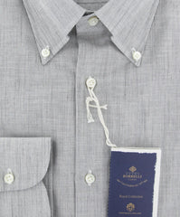 Luigi Borrelli Light Gray Shirt - Slim - (EV06RC16790) - Parent