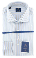 Luigi Borrelli Blue Shirt - Slim - 15/38 - (EV061806ACHILLE)