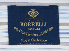 Luigi Borrelli Blue Shirt - Slim - (EV061806ACHILLE) - Parent