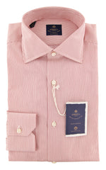 Luigi Borrelli Red Shirt - Slim - 15.75/40 - (EV06RC1881RED)