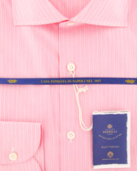 Luigi Borrelli Pink Shirt - Slim - (EV061936ACHILLE) - Parent