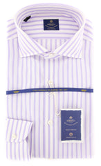 Luigi Borrelli Lavender Purple Shirt - 15.5/39 - (EV061995NANDO)