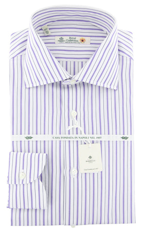 Luigi Borrelli Purple Shirt - Slim
