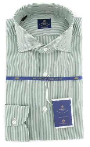 Luigi Borrelli Green Shirt - Slim