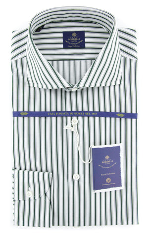 Luigi Borrelli Green Shirt - Slim