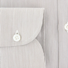 Luigi Borrelli Brown Shirt - Slim - (EV062121STEFANO) - Parent