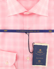 Luigi Borrelli Pink Plaid Shirt - Slim - (EV062264RIO) - Parent
