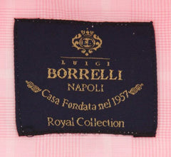 Luigi Borrelli Pink Plaid Shirt - Slim - (EV062264RIO) - Parent