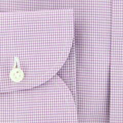 Luigi Borrelli Purple Check Shirt - Slim - (LB2339PU) - Parent