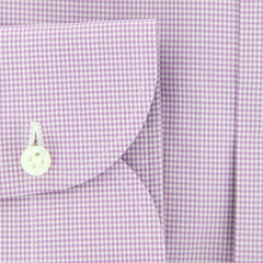 Luigi Borrelli Purple Check Shirt - Extra Slim - (LB2339PU) - Parent