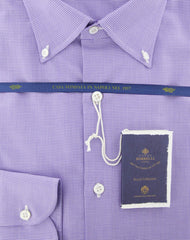 Luigi Borrelli Purple Shirt - Extra Slim - (EV062448STEFANO) - Parent