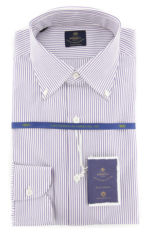 Luigi Borrelli Purple Shirt - Slim