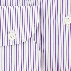 Luigi Borrelli Purple Shirt - Extra Slim - (EV0628881STEFANO) - Parent