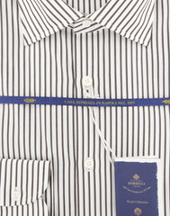 Luigi Borrelli Brown Shirt - Slim - (EV0629160GIANNI) - Parent