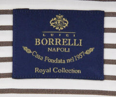 Luigi Borrelli Brown Shirt - Slim - (EV0629160GIANNI) - Parent