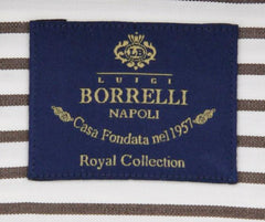 Luigi Borrelli Brown Shirt - Extra Slim - (EV0629160GIANNI) - Parent